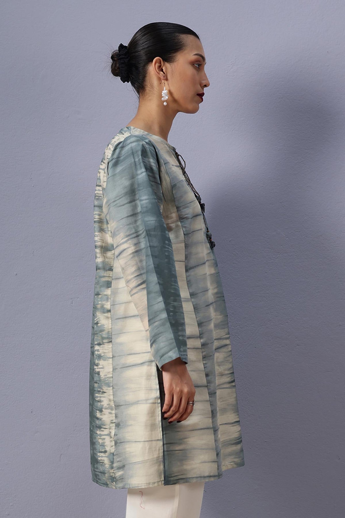Abstract Foam Kurta