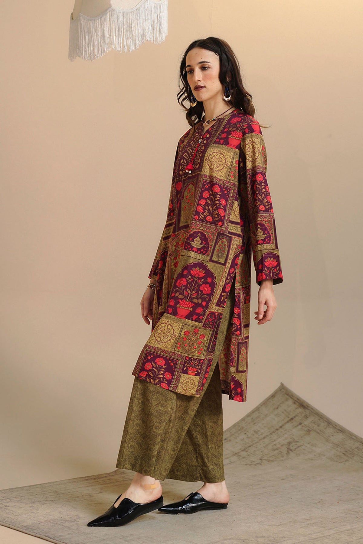 Coordinated Bagh Printed Set