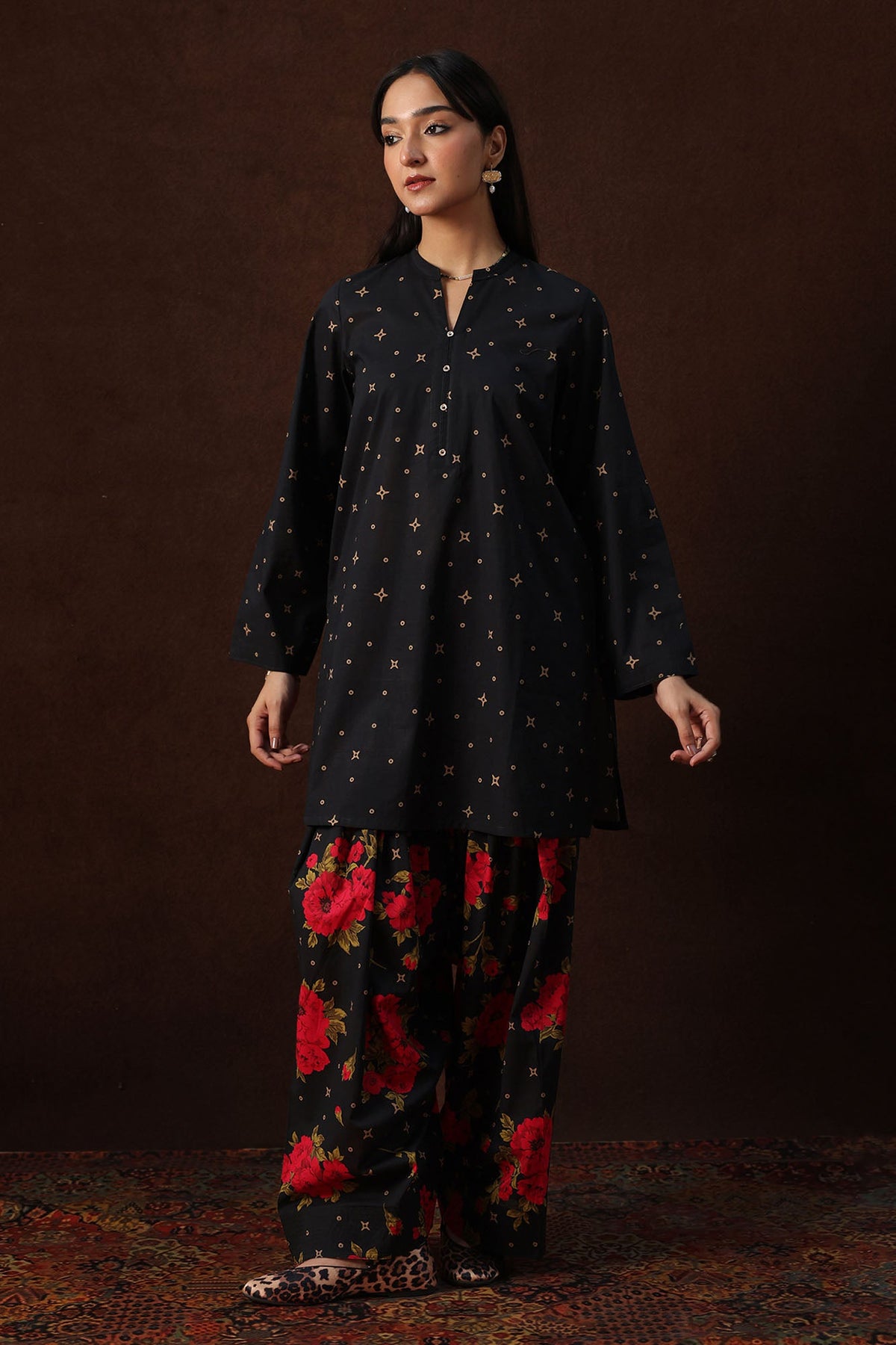 Rose Reverie Farshi Set