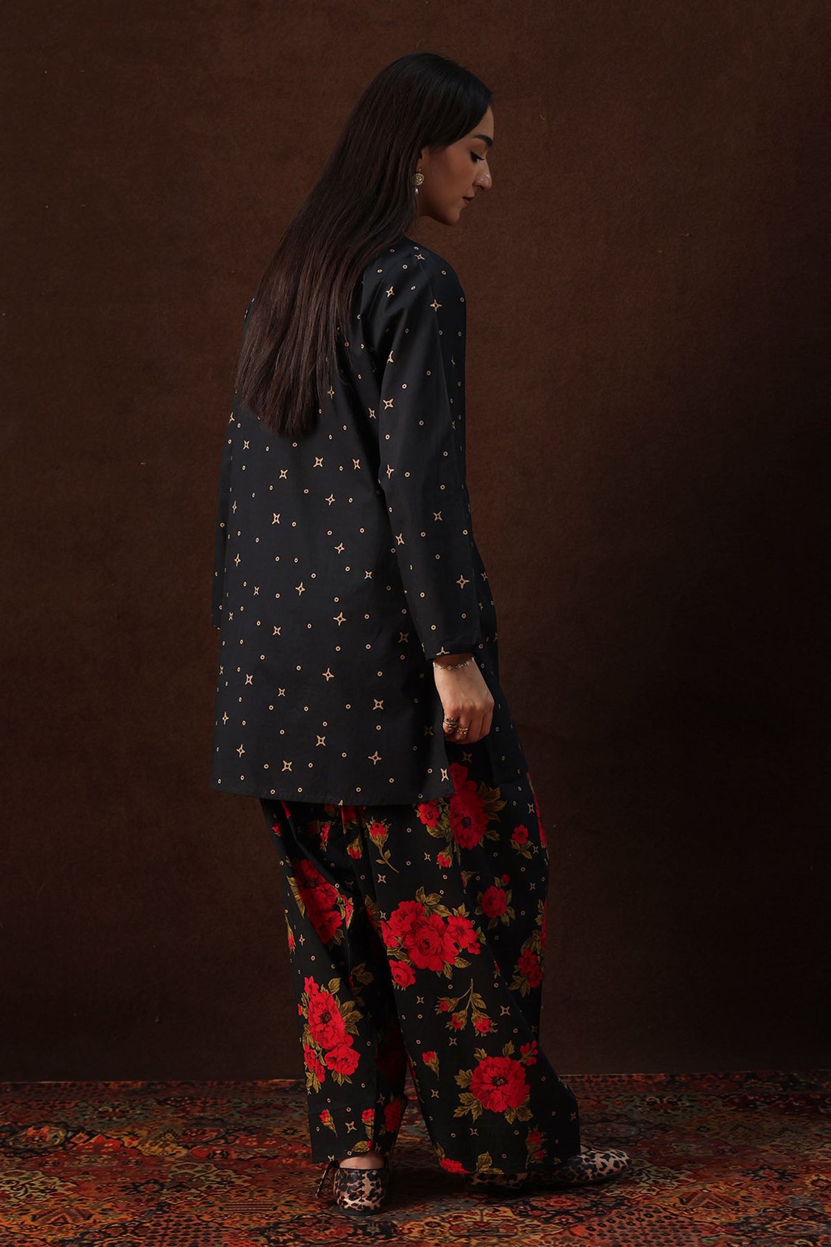 Rose Reverie Farshi Set