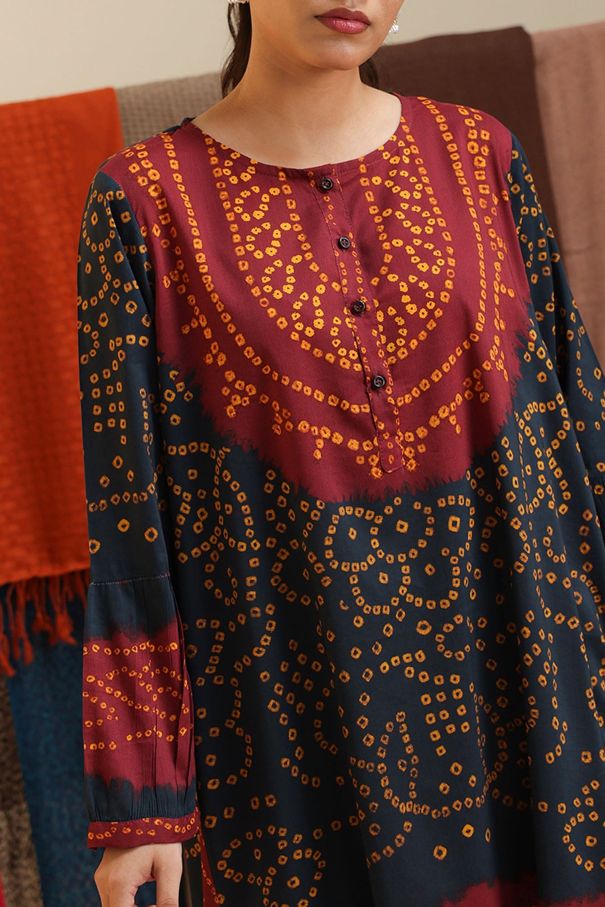 Chunari Printed Kurta