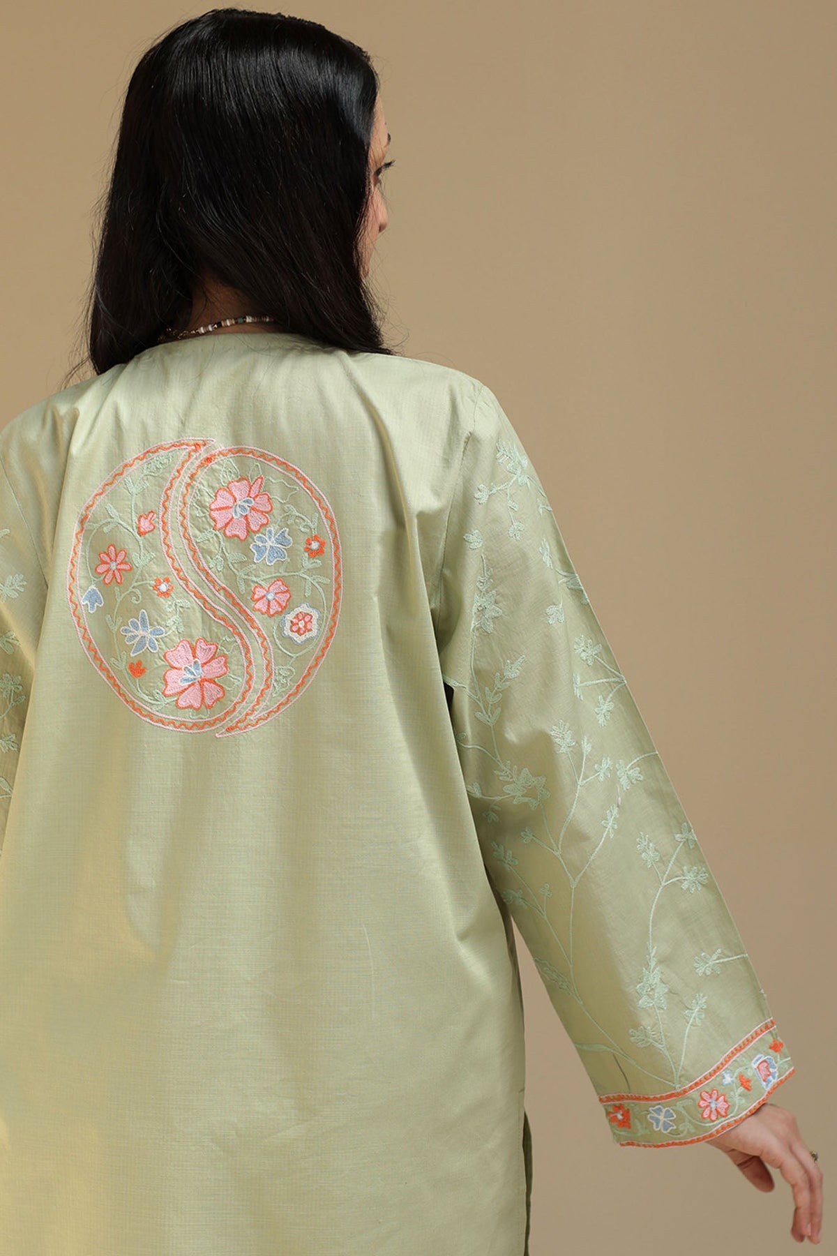 Pastel Garden Embroidered Set