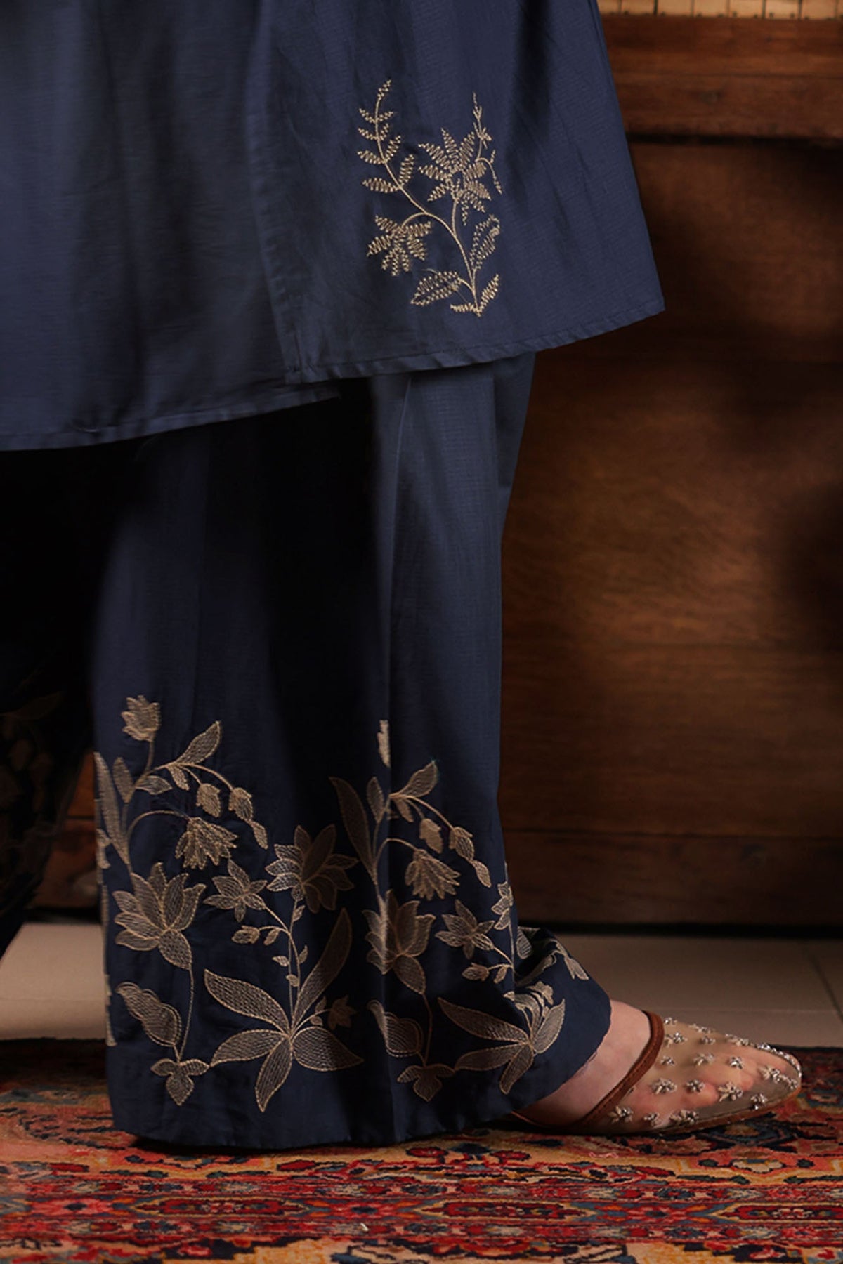 Embroidered Petal Whisper Set