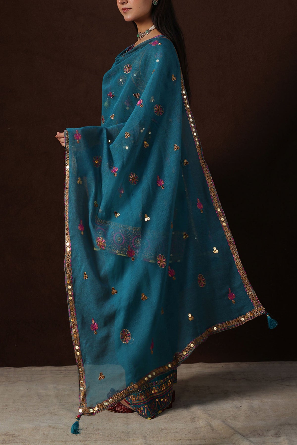 Zareen Embroidered 3-Piece Ensemble