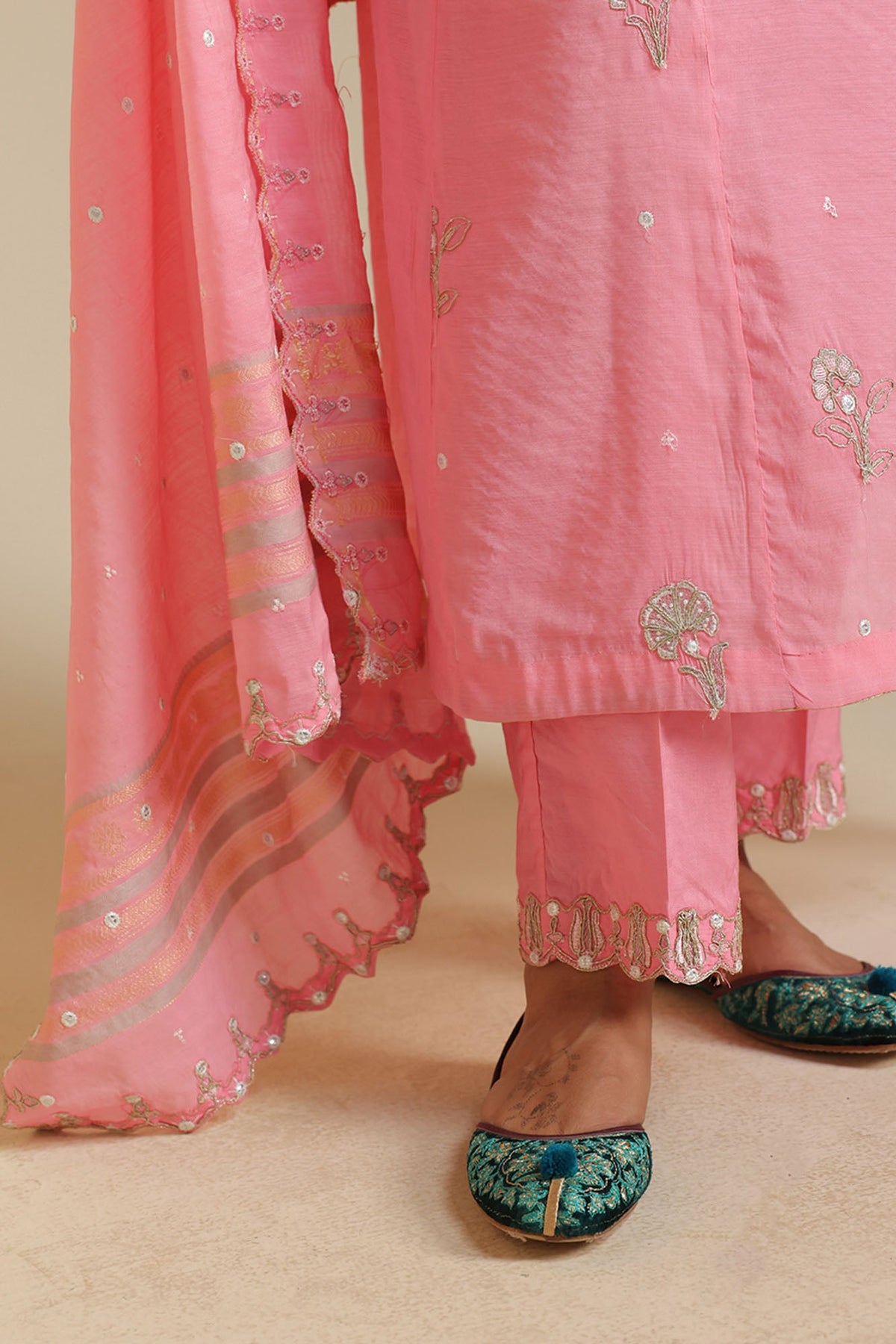 Blush Reverie Embroidered Ensemble