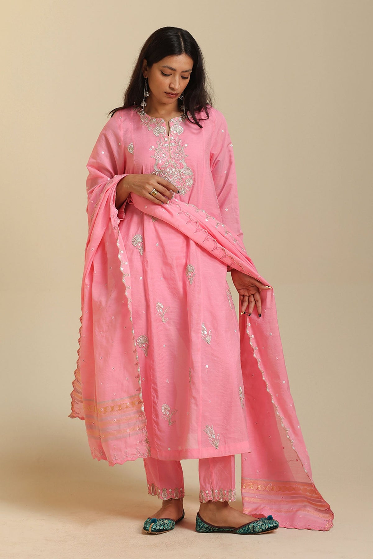 Blush Reverie Embroidered Ensemble