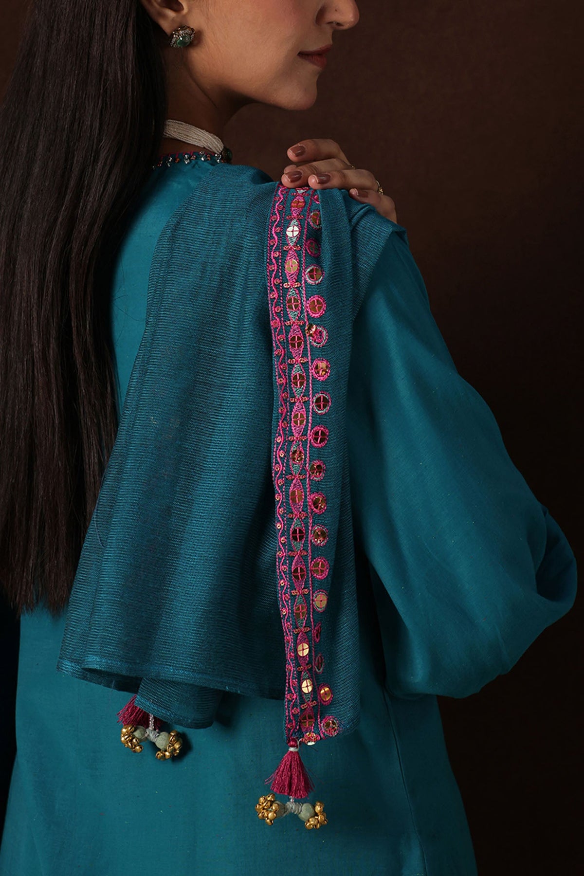 Nooré Embroidered 3-Piece Ensemble