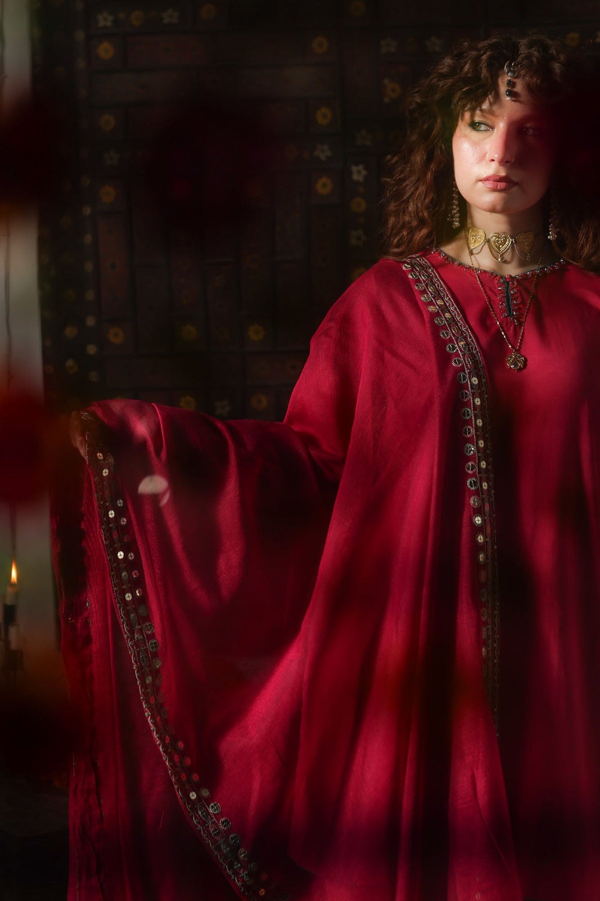 Nooré Embroidered 3-Piece Ensemble