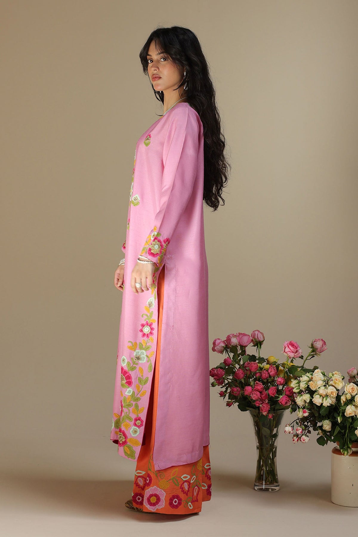 Coordinated Embroidered Set