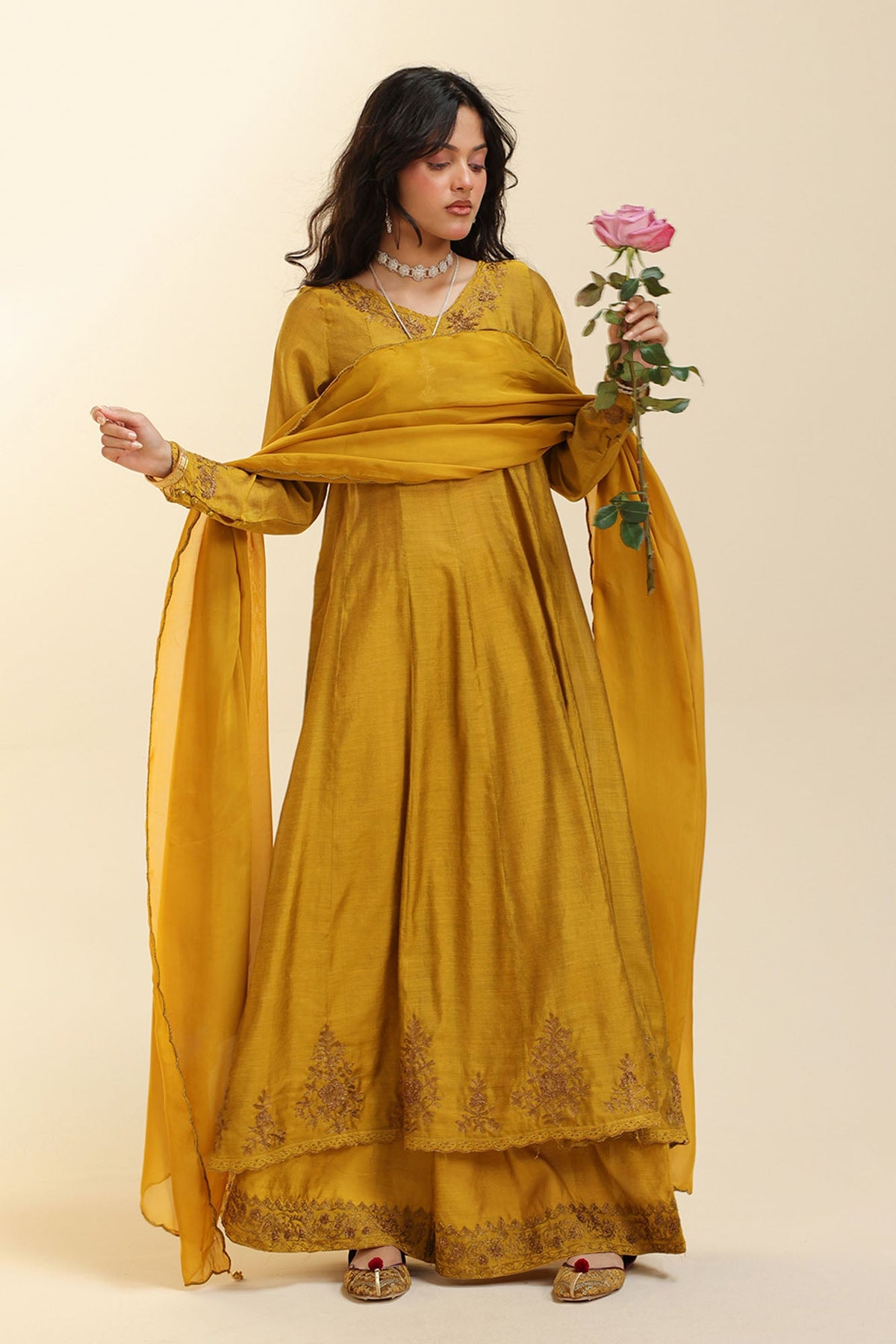 Zar Gul Embroidered Ensemble