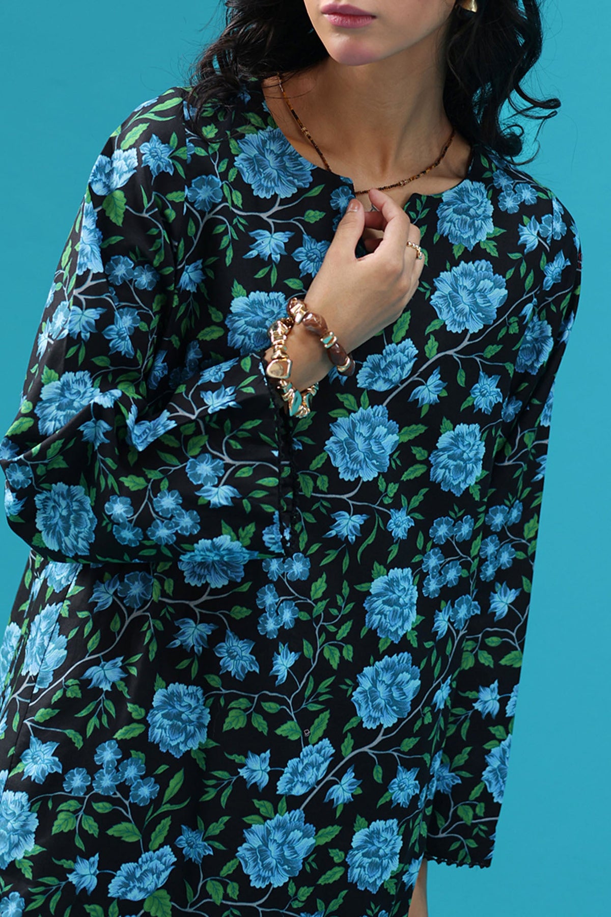 Printed Floral Theory Set