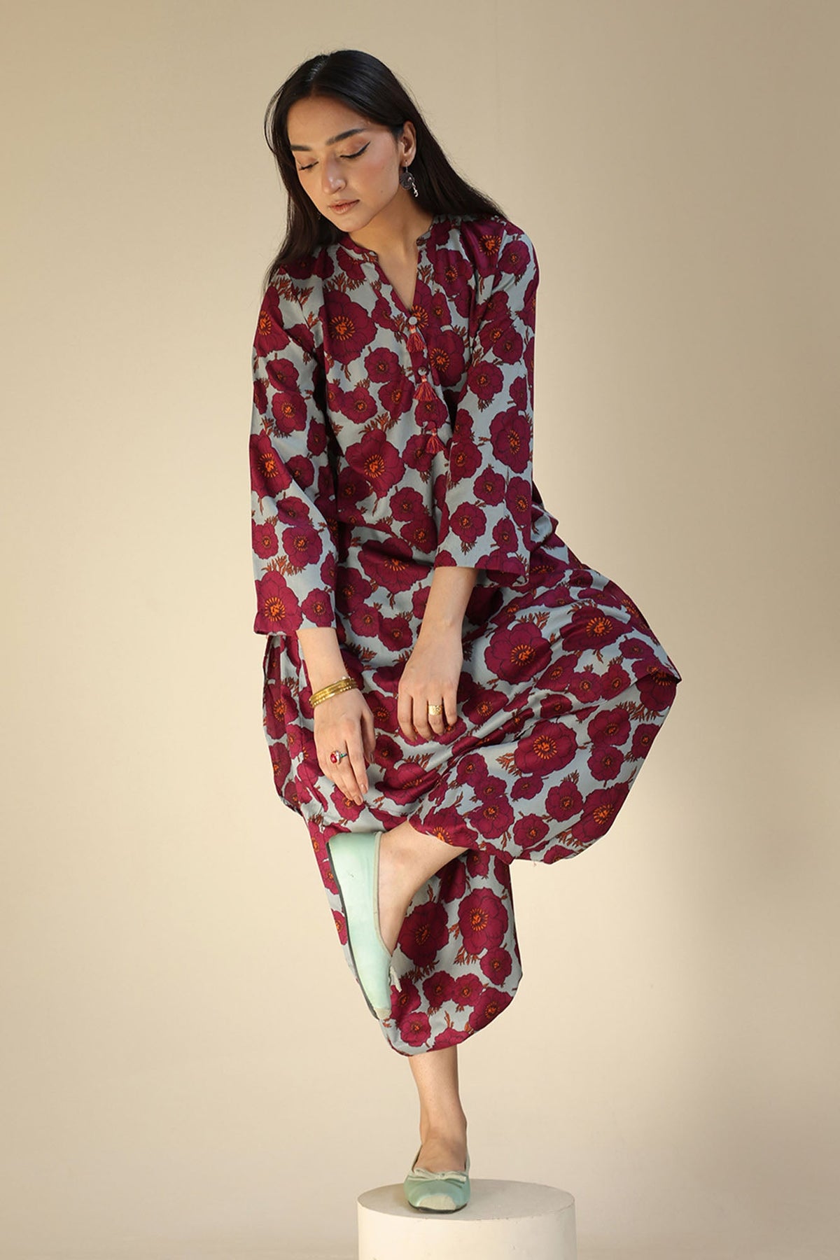 Floral Printed Co-Ord Set