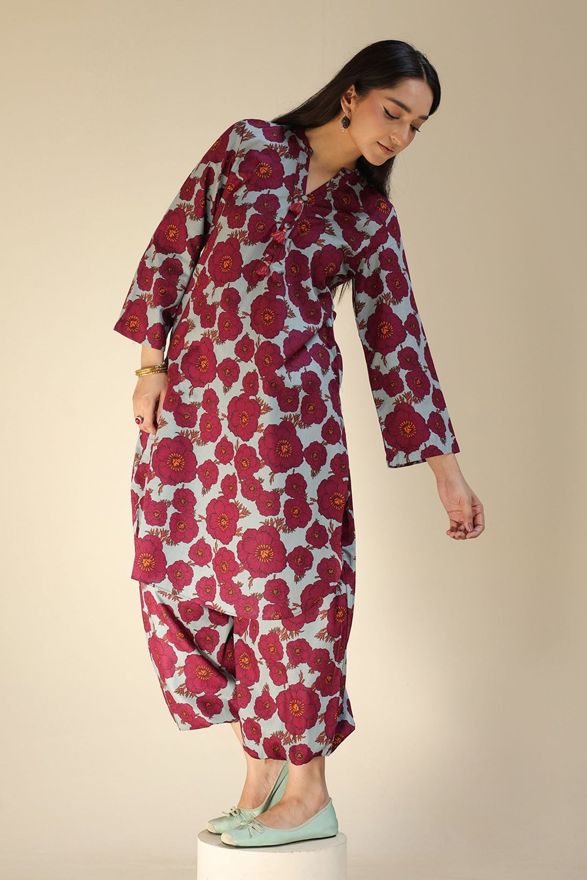 Floral Printed Co-Ord Set