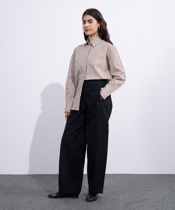 Barrel Fit Chino Trousers