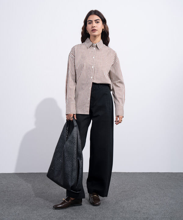 Barrel Fit Chino Trousers