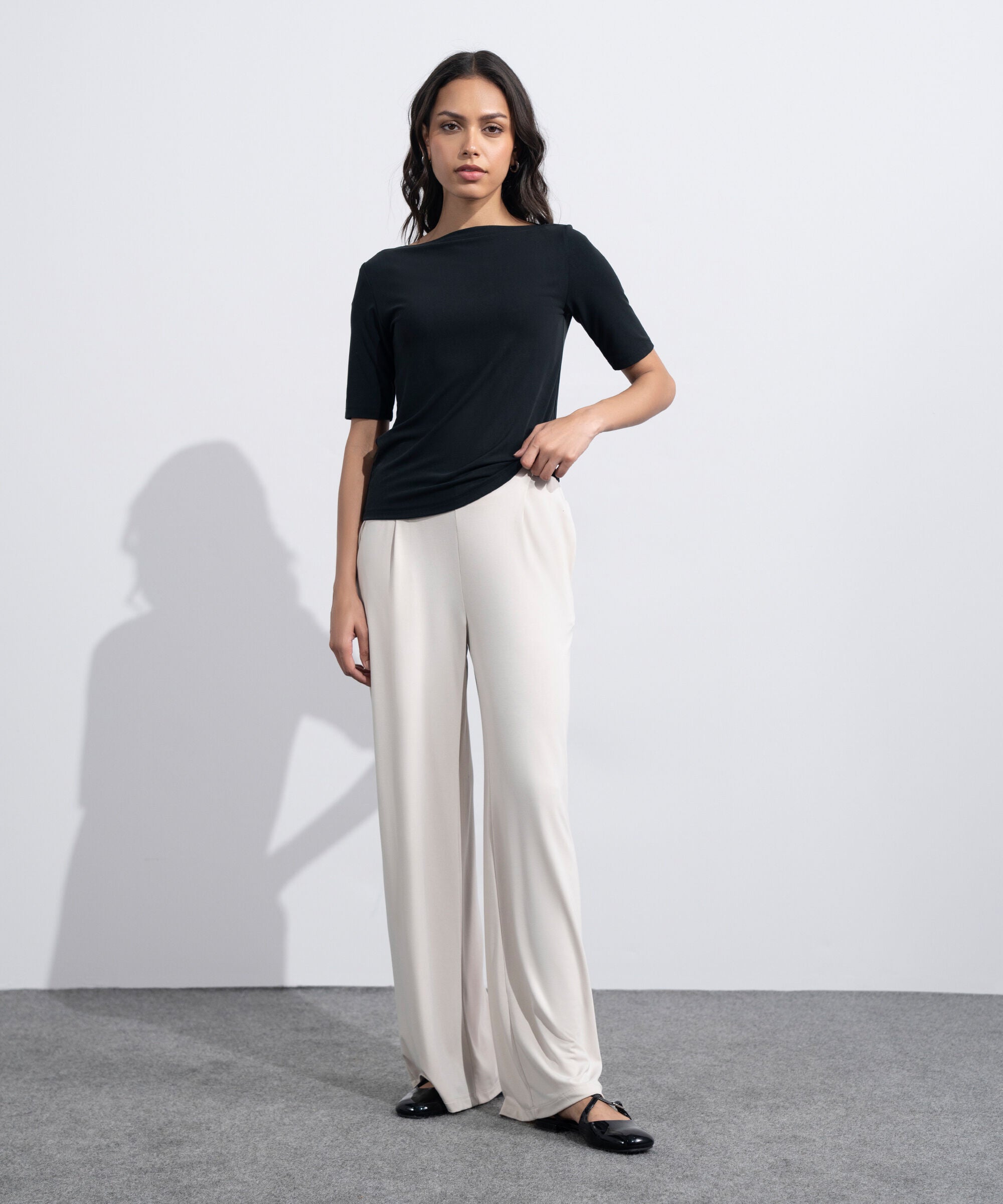 Beige Trousers WBTM26V20024