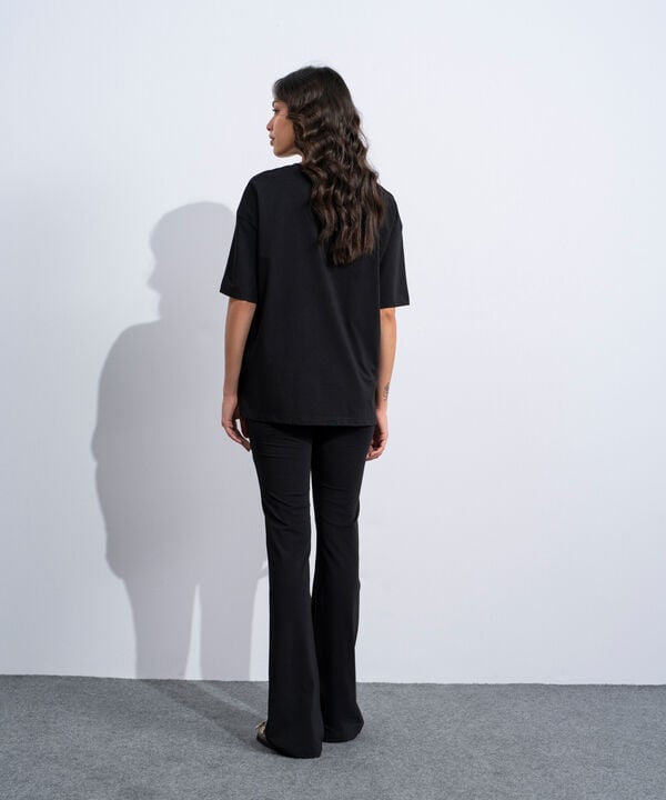 Stretchy Flared Trousers