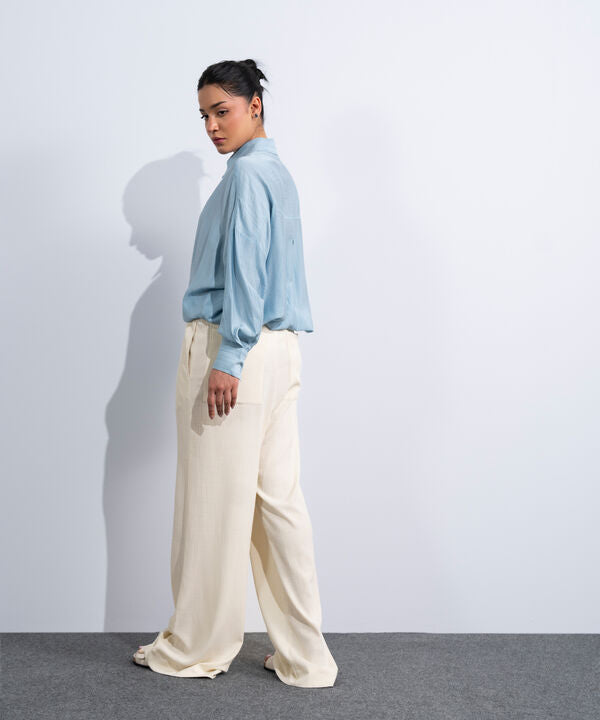 Pull-On Seersucker Trousers