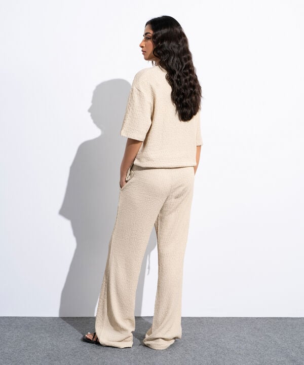 Pull-On Trousers With Tie Detail