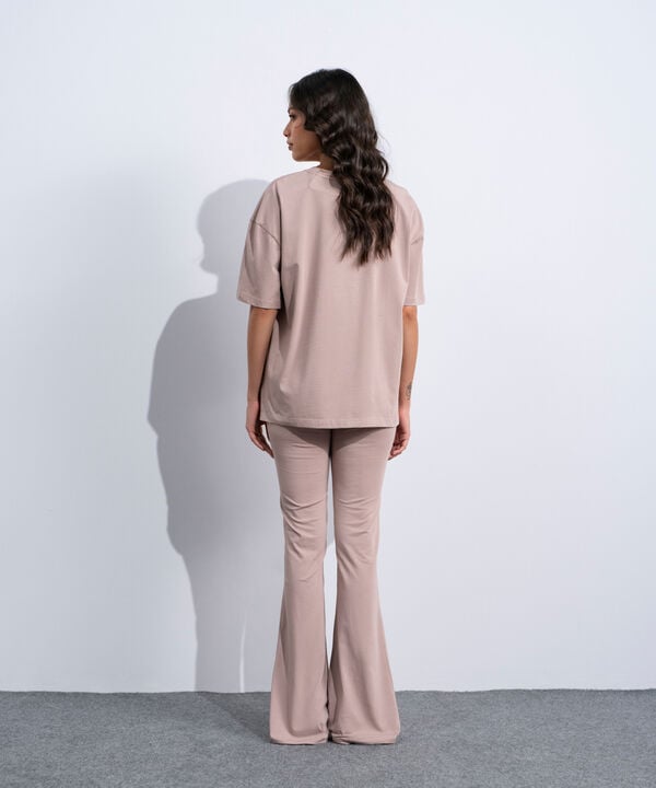 Stretchy Flared Trousers
