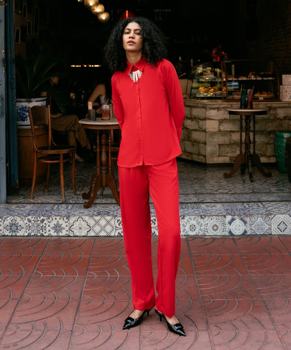 Slouchy Trousers With Side Panels