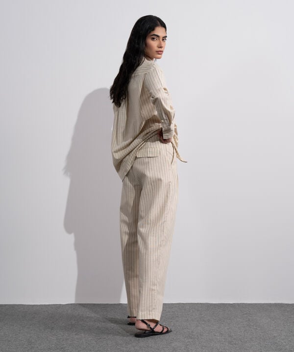 Striped Slouchy Trousers
