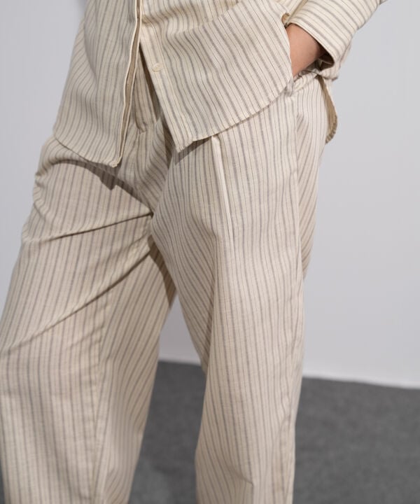 Striped Slouchy Trousers