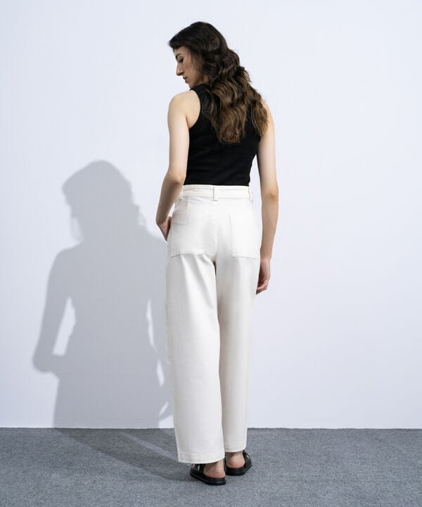 Barrel Fit Chino Trousers