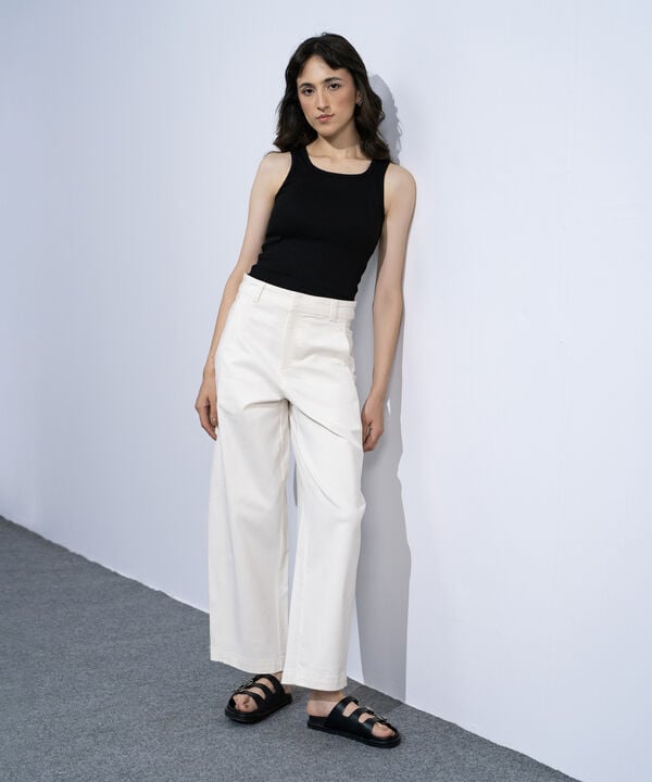 Barrel Fit Chino Trousers