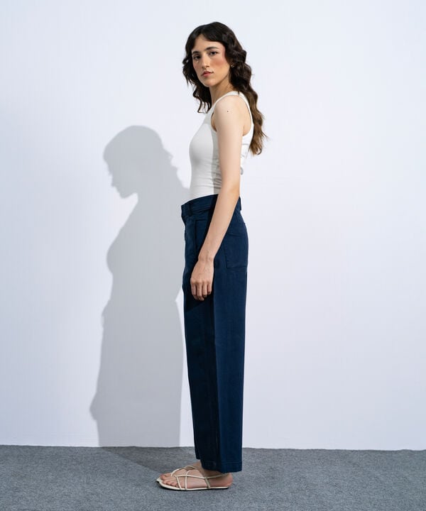 Barrel Fit Chino Trousers