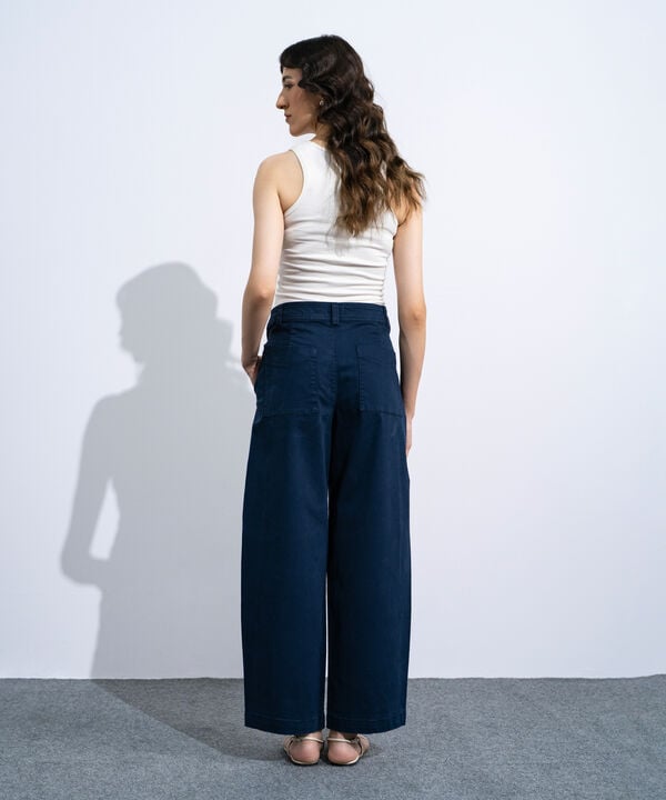 Barrel Fit Chino Trousers