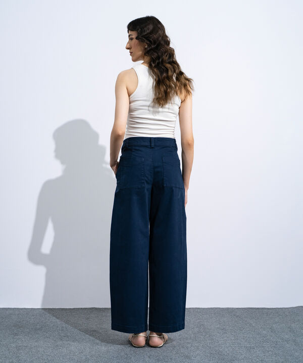 Barrel Fit Chino Trousers