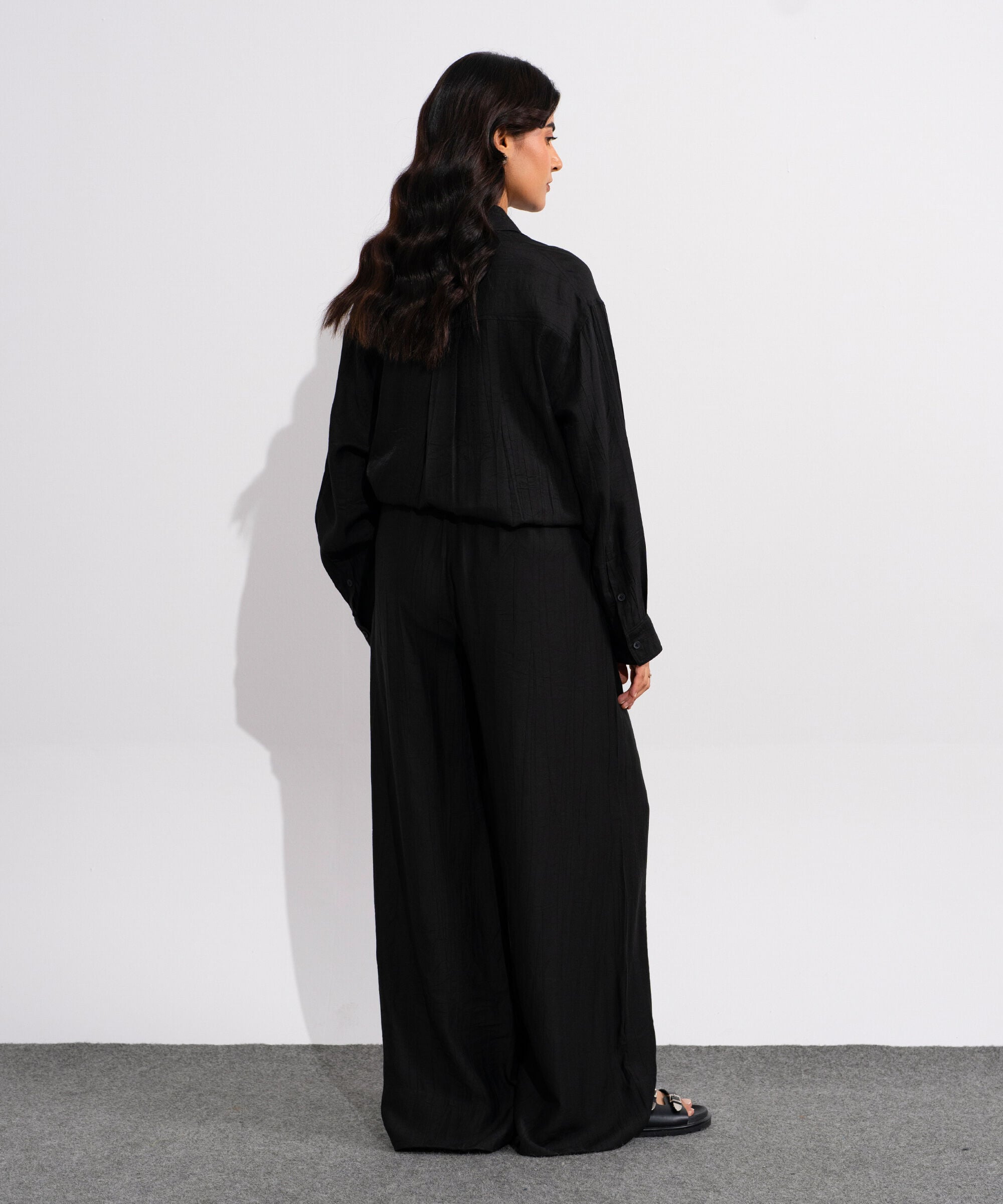 Textured Pull-On Trousers WBTMV0826003