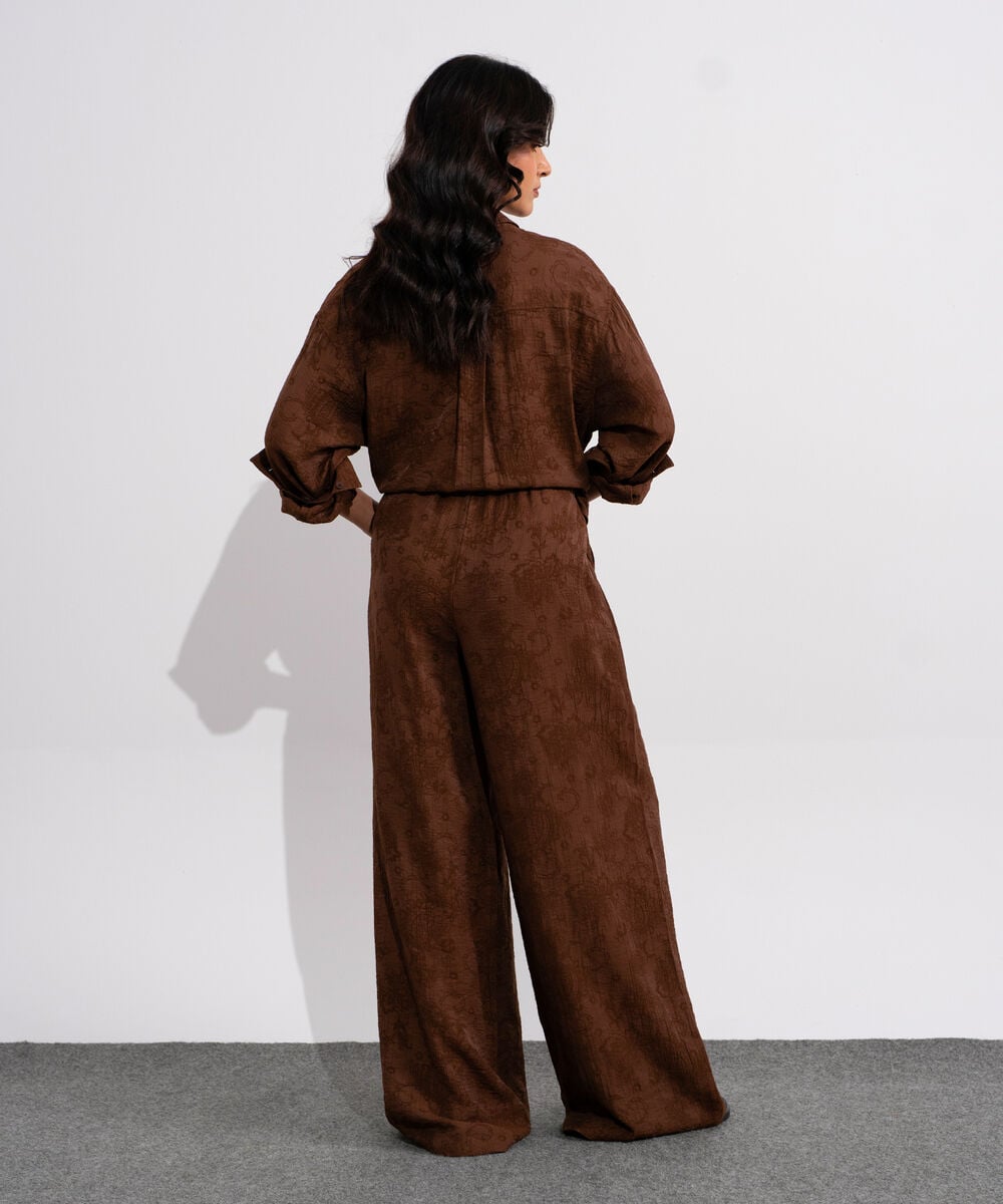 Textured Pull-On Trousers WBTMV0826005