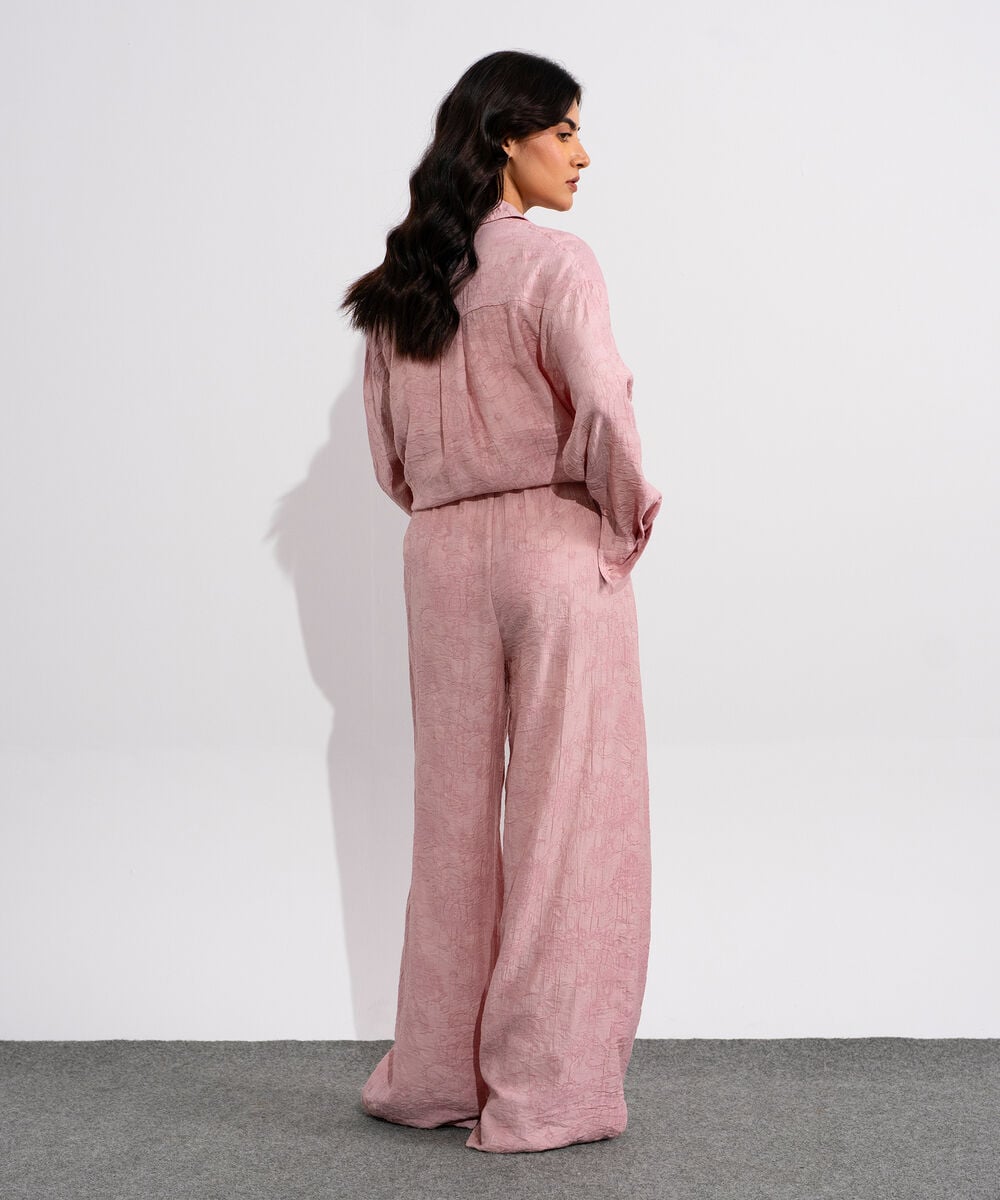 Textured Pull-On Trousers WBTMV0826006