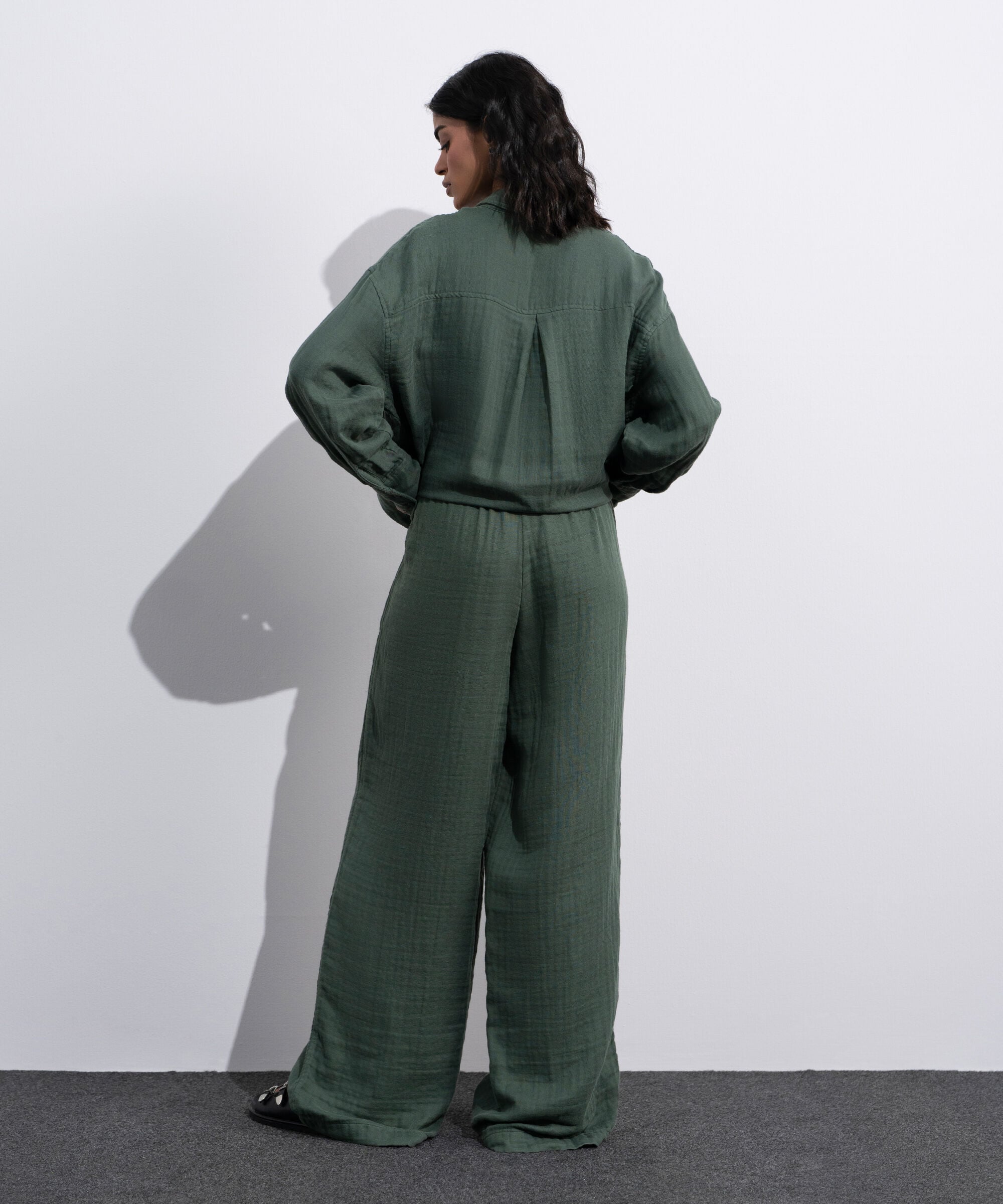 Pleated Muslin Trousers WBTMV0826008