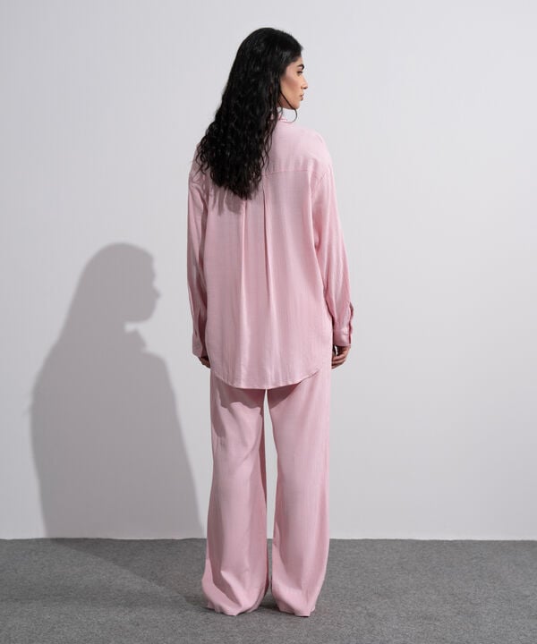 Seersucker Pull-On Trousers