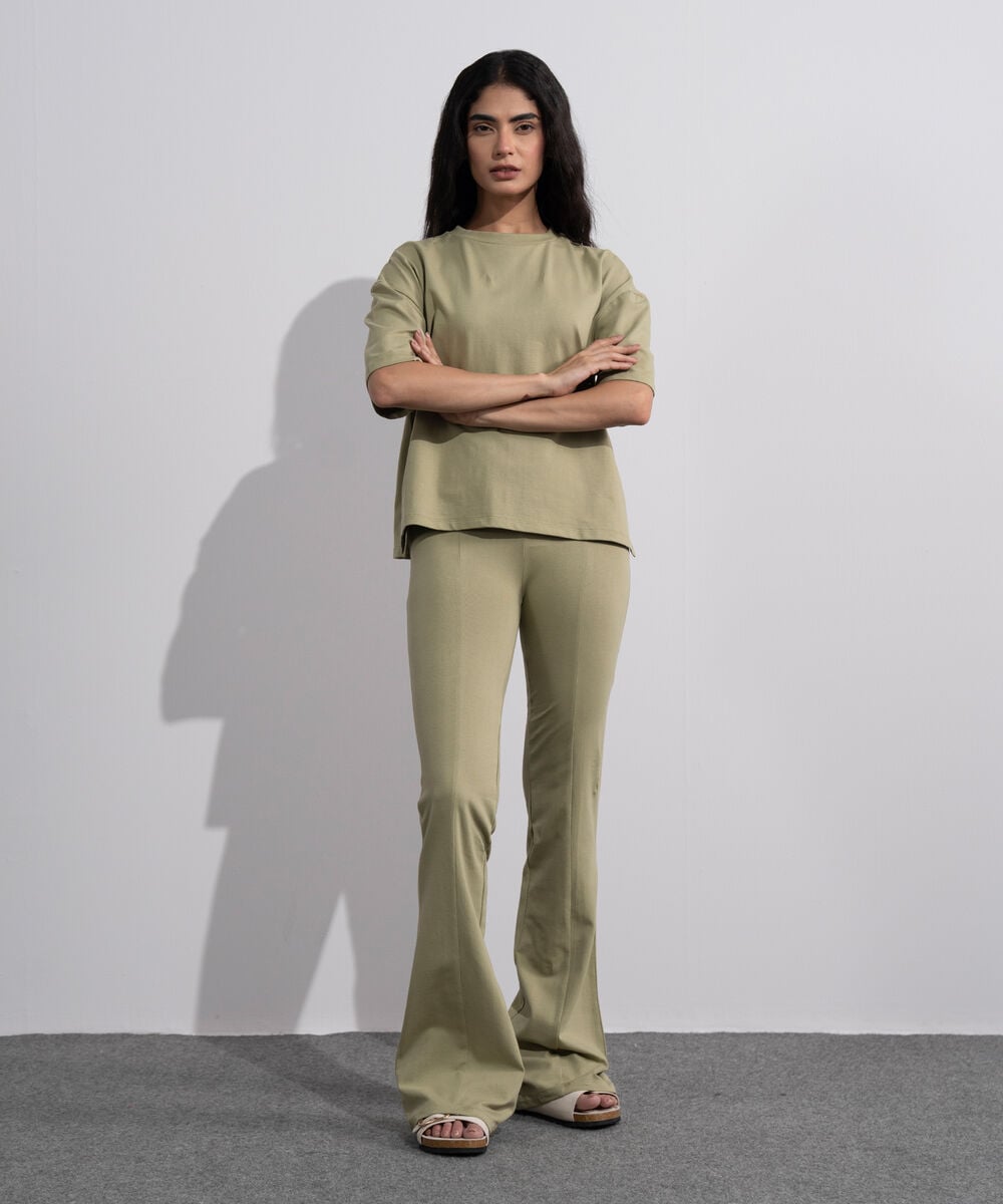 Stretchy Flared Trousers WBTMV0826017