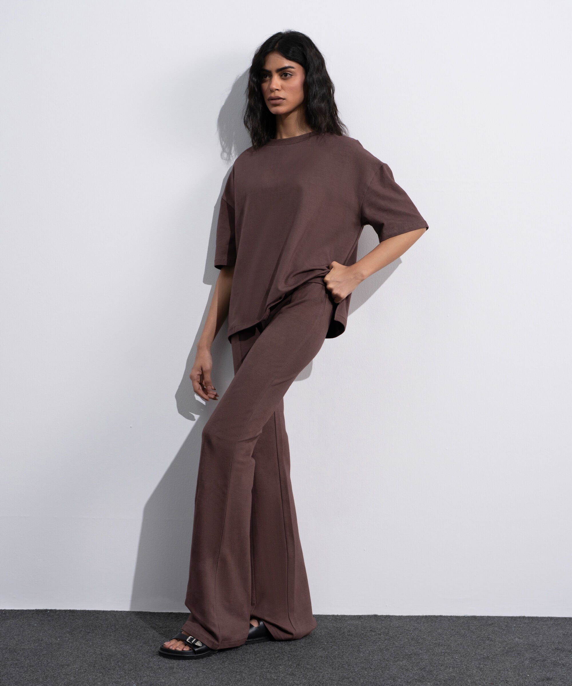 Stretchy Flared Trousers WBTMV0826019