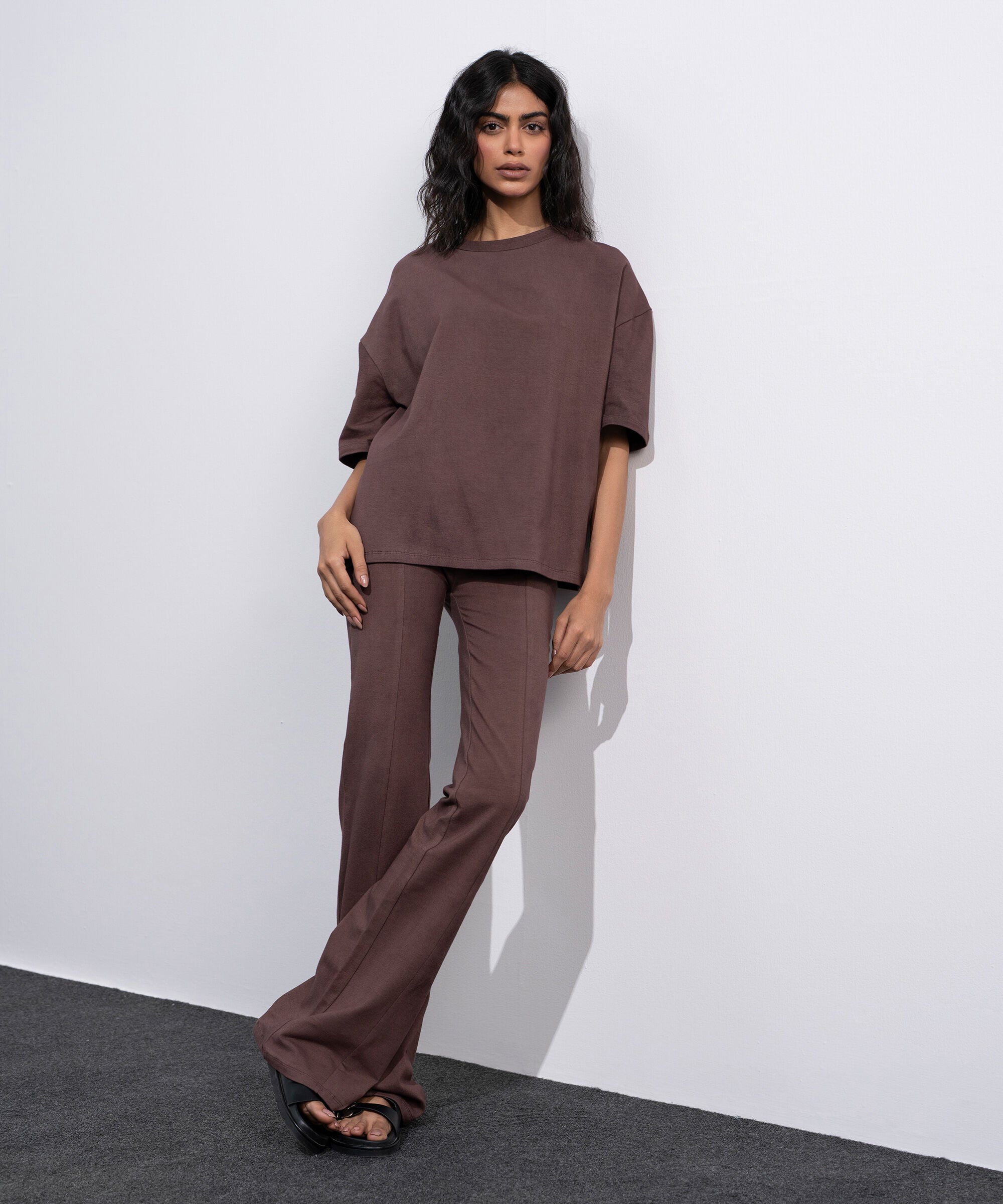 Stretchy Flared Trousers WBTMV0826019