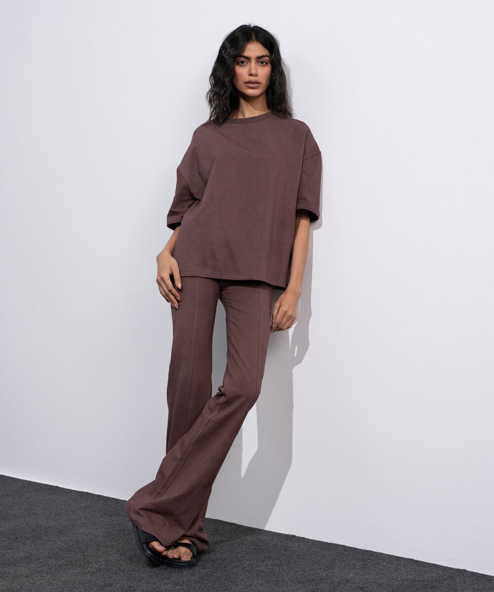 Stretchy Flared Trousers WBTMV0826019