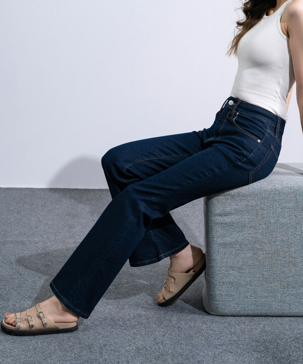 High-Rise Bootcut Jeans