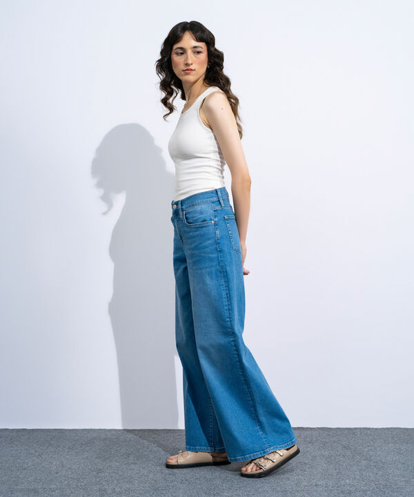 High-Rise Wide-Leg Jeans