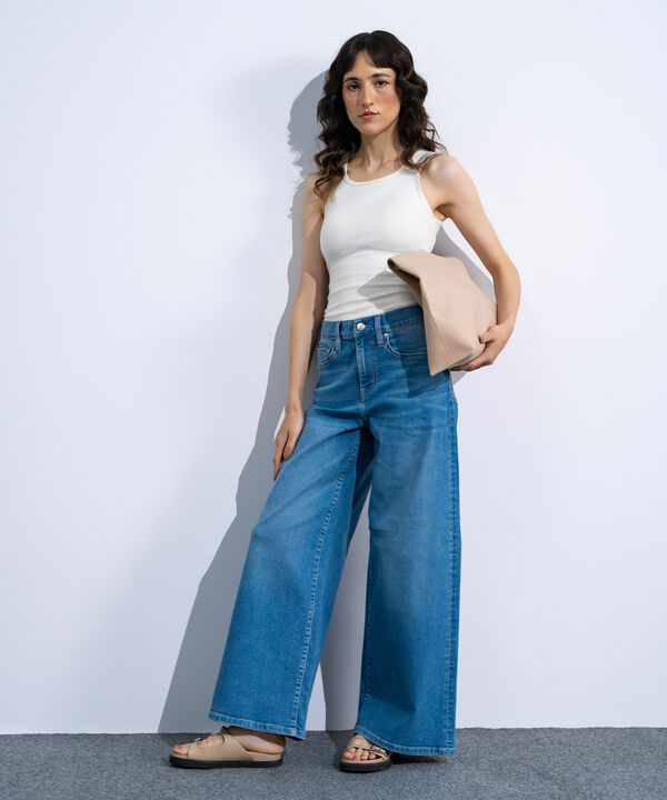 High-Rise Wide-Leg Jeans