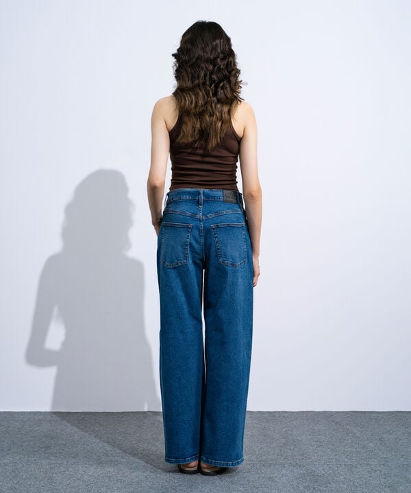 High-Rise Straight Jeans