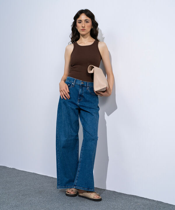 High-Rise Straight Jeans