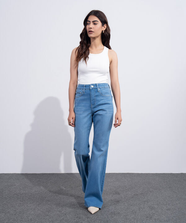 High Rise Bootcut Jeans
