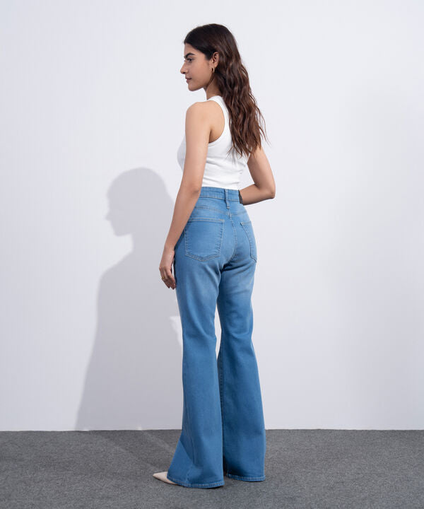 High Rise Bootcut Jeans