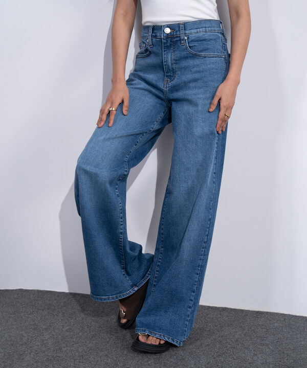 High Rise Wide Leg Jeans