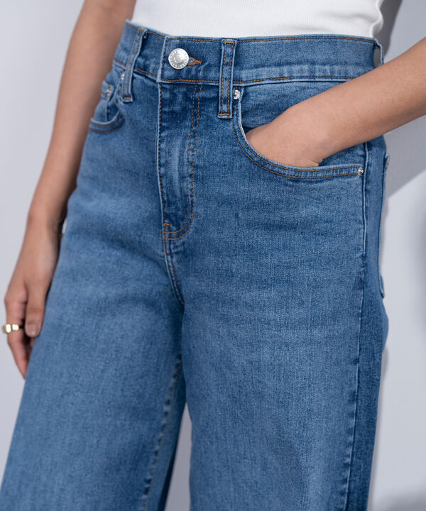 High Rise Wide Leg Jeans